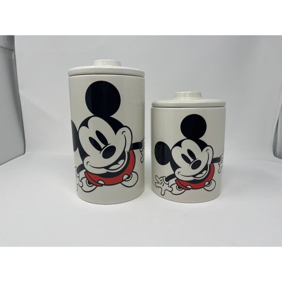 Disney Mickey Mouse Up Close Color Canister Jar Set NEW - Picture 1 of 8